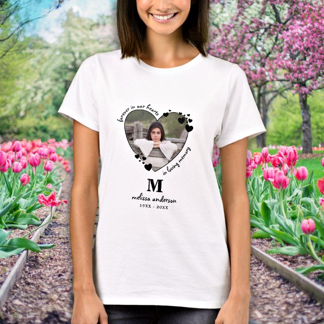 Personalised Photo Memorial In Loving Memory  T-Shirt (Creator Uploaded)
