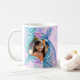 Personalised Photo Mermaid Mug