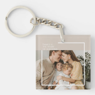 Personalised Photo & Message Acrylic Keychain