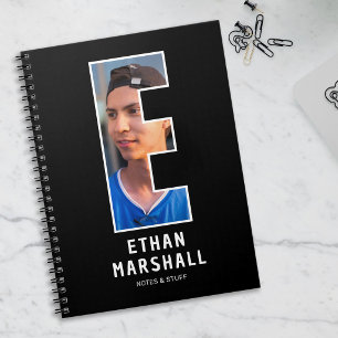Personalised Photo Monogram Notebook