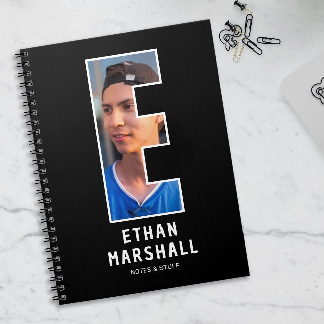 Personalised Photo Monogram Notebook (Creator Uploaded)