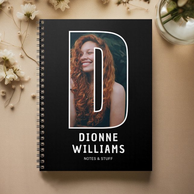 Personalised Photo Monogram Notebook (Creator Uploaded)