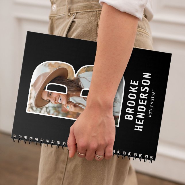 Personalised Photo Monogram Notebook (Creator Uploaded)