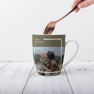 Personalised Photo Mothers Day Gift Latte Mug