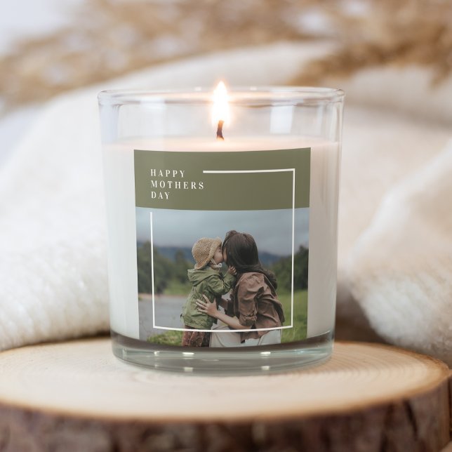 Personalised Photo Mothers Day Gift Square Sticker (Creator Uploaded)