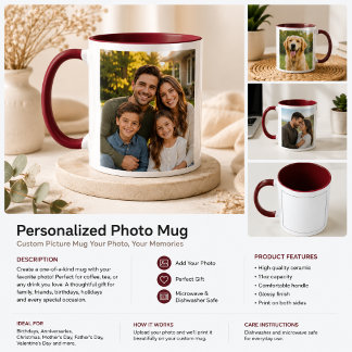 Personalised Photo Mug | Custom Gift