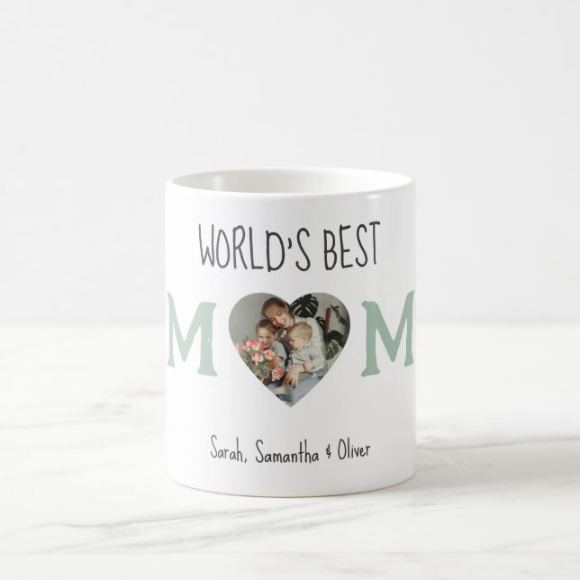 Personalised Photo Mug – World's Best Mum (Center)