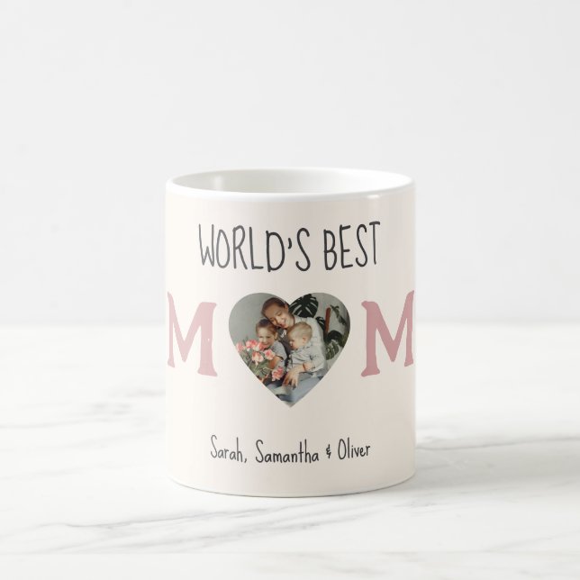 Personalised Photo Mug – World's Best Mum (Center)