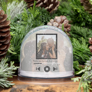 Personalised Photo Music Player -DOESNT play music Snowglobe