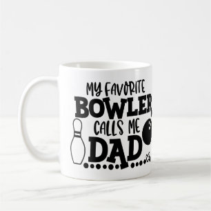 Personalised Photo My Favourite Bowler Calls Me Da Coffee Mug