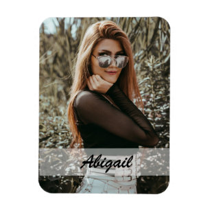 Personalised Photo & Name Magnet