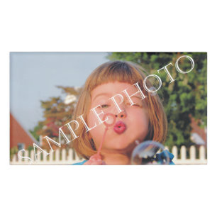 Personalised photo name tag. Make your own! Tag