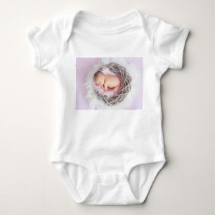 Personalised Photo New Baby Gift Baby Shower  Baby Bodysuit