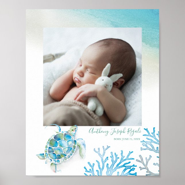 Personalised Photo Nursery Wall Art (Front)