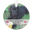 Personalised Photo Ornament - Dog Memorial Ornamen