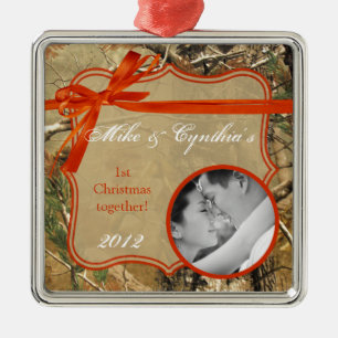 Personalised Photo Ornament Hunters Camoflouge Cam