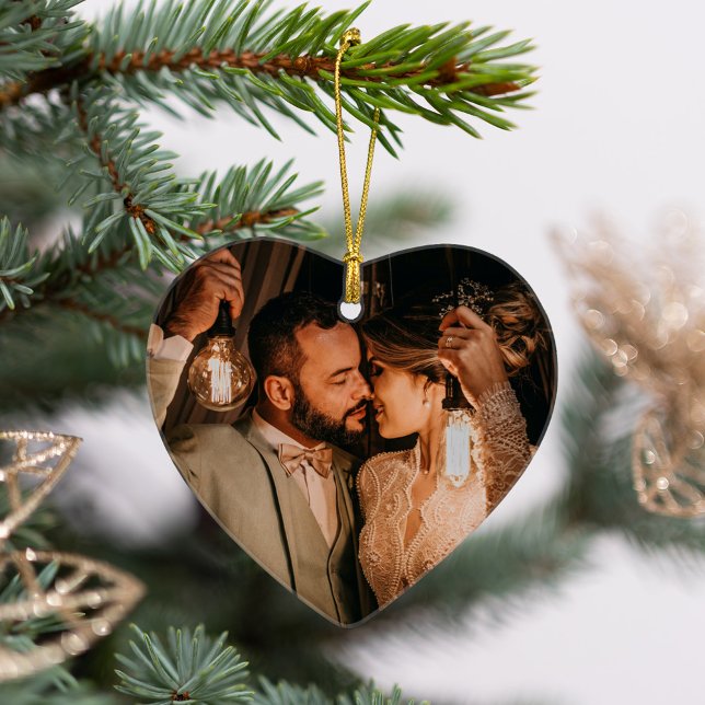 Personalised Photo Ornament | Our First Christmas (Creator Uploaded)