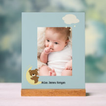 Personalised Photo Over the Moon Sign