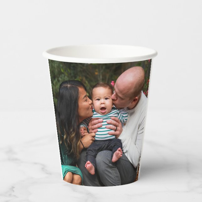 Personalised Photo Paper Cups (Front)