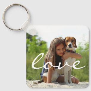 Personalised Photo Pet and Family Keepsake Key Ring