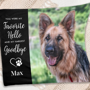 Personalised Photo Pet Memorial Fleece Blanket