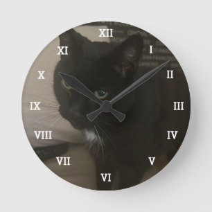 Personalised Photo Pets Family Create your own Round Clock