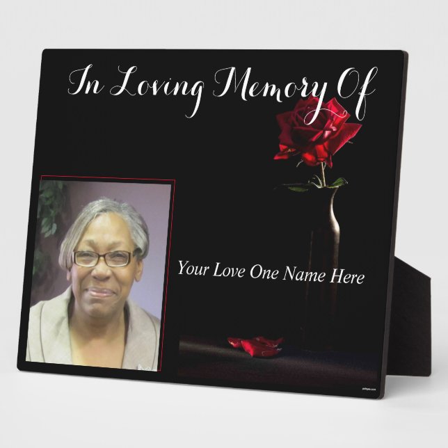 Personalised Photo Plaque (Side)