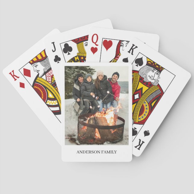 Personalised Photo  Playing Cards (Back)