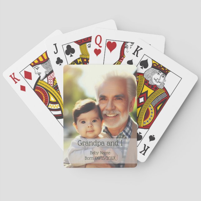 Personalised Photo Playing Cards (Back)