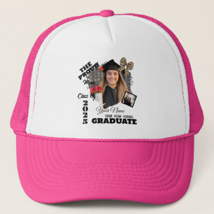 Personalised Photo, Proud Mum of a 2025 Graduate Trucker Hat