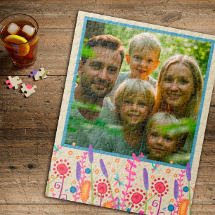 Personalised photo puzzle Inspirivity Wildflowers