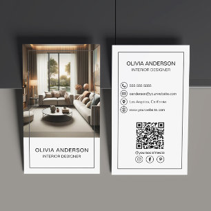 Personalised Photo QR Social Media Professional Business Card
