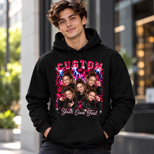 Personalised Photo Rap 90s Hoodie