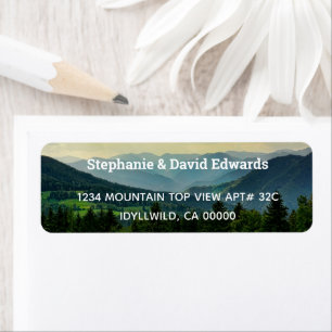Personalised Photo  Return Address Return Address Label