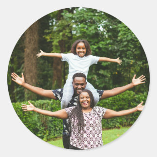 Personalised Photo Round Sticker 