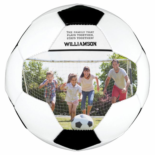Personalised Photo Soccer Ball (Front)