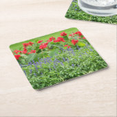 Personalised Photo Square Paper Coaster (Angled)