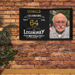 Personalised Photo Template Dad Birthday Legendary Banner<br><div class="desc">Photo template any year "Original Quality Legendary Inspiration" banner for that special dad. Add the photo, name and year as desired in the template fields creating a unique 40th, 50th, 60th or any birthday celebration gift. Team this up with the matching gifts, party accessories, and clothing available in our store...</div>