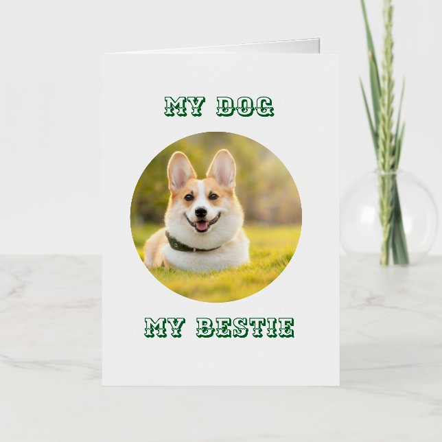Personalised Photo Template for My Dog - My Best (Front)