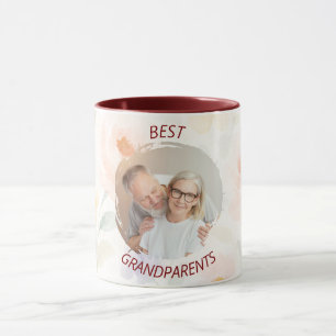 Personalised Photo & Text Mug Best Grandparents