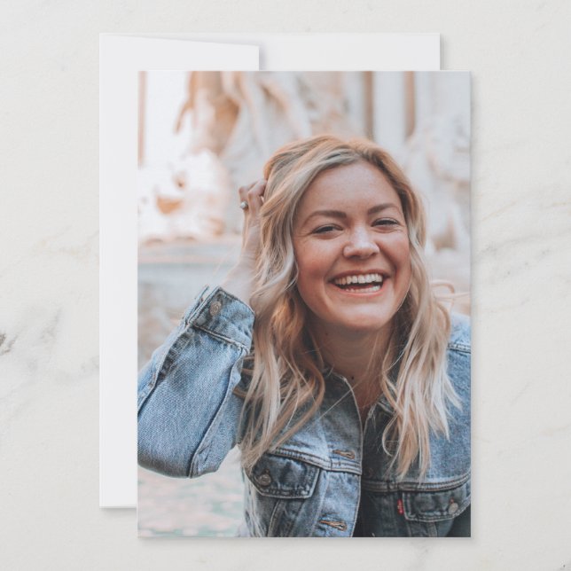 Personalised Photo Thank You Card (Front)