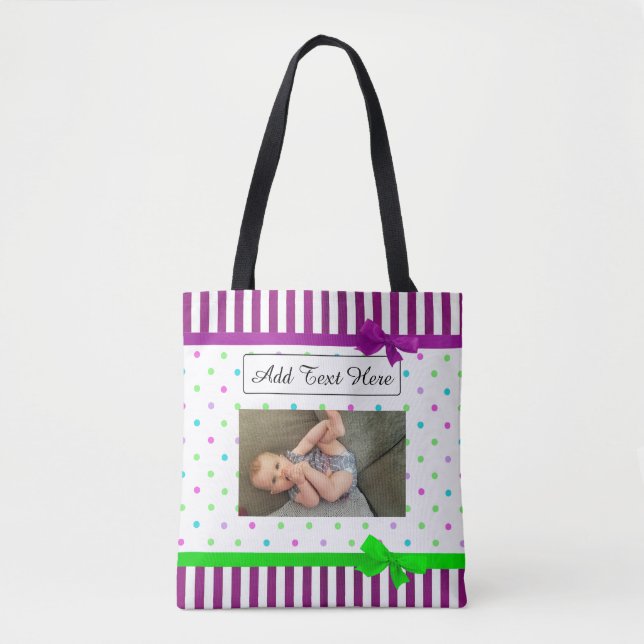 Personalised Photo Tote Bag, Add Photo! Bag (Front)