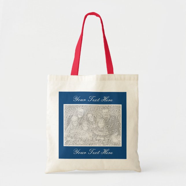 Personalised photo tote bag with your picture (Front)