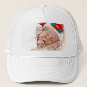 Personalised photo trucker hat