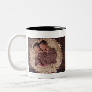 Personalised Photo Two-Tone Coffee Mug