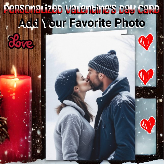 Personalised Photo Valentine's Day  Card (Creator Uploaded)