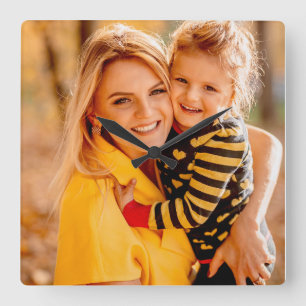 Personalised Photo Wall Clock Keepsake