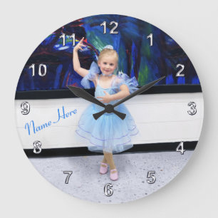 Personalised PHOTO Wall Clocks, Babies to Adults Large Clock