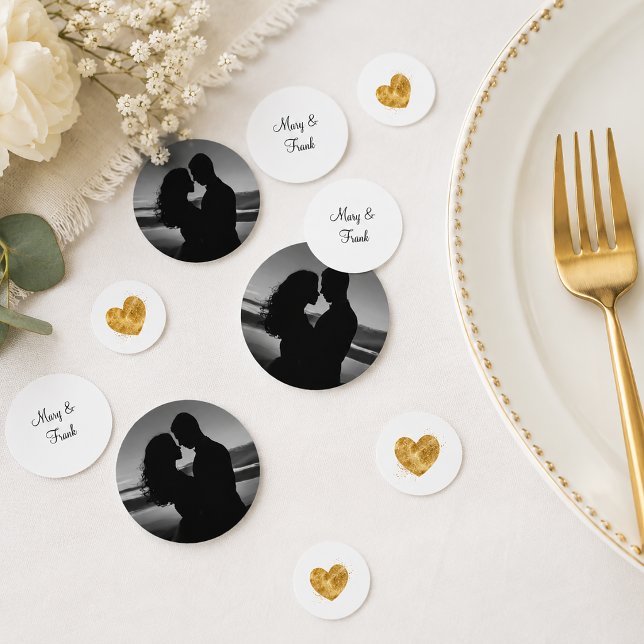Personalised Photo Wedding Confetti (Personalized Photo Wedding Engagement Confetti)