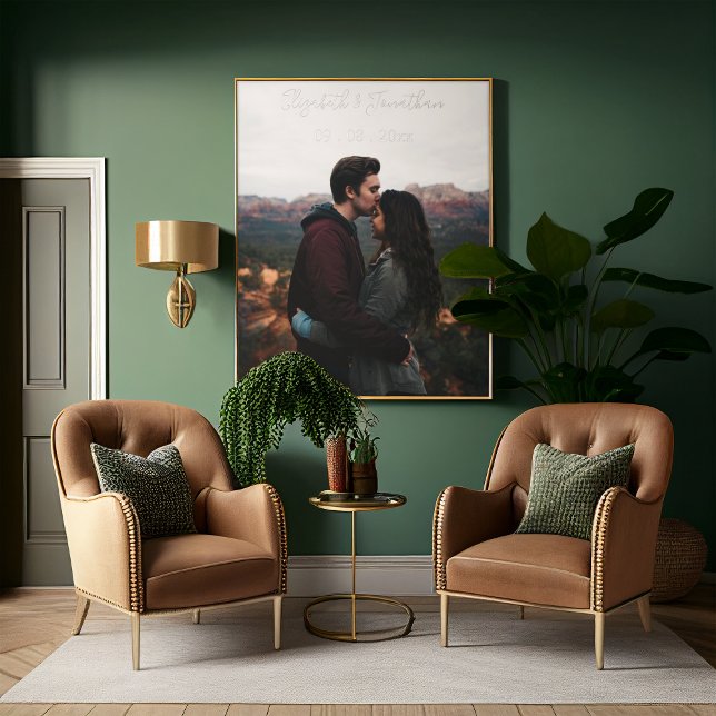 Personalised Photo Wedding Event Foil Prints (Creator Uploaded)